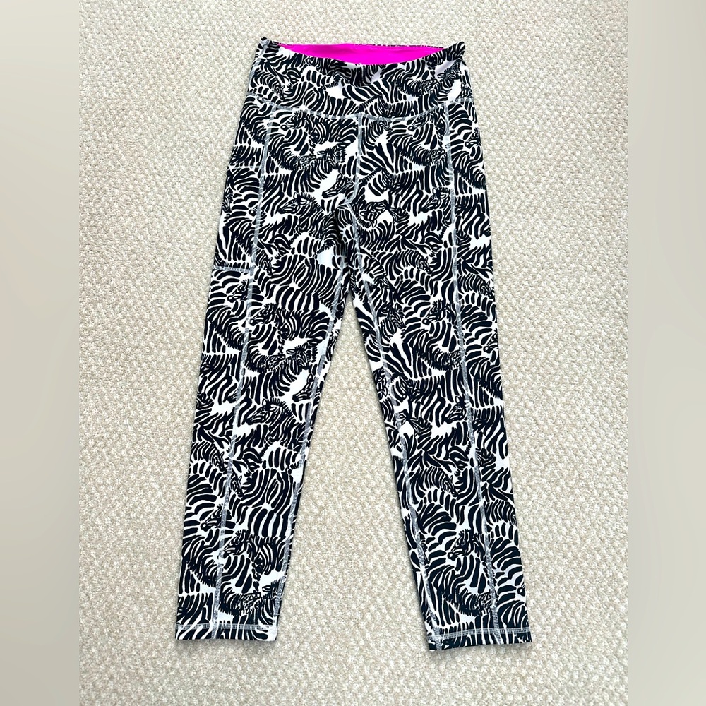 Lilly Pulitzer Luxletic Zebra Leggings M